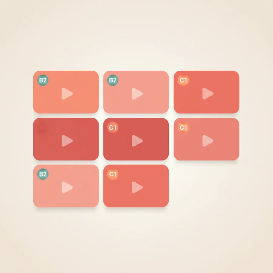 Categorised Video Library (B2 → C1)