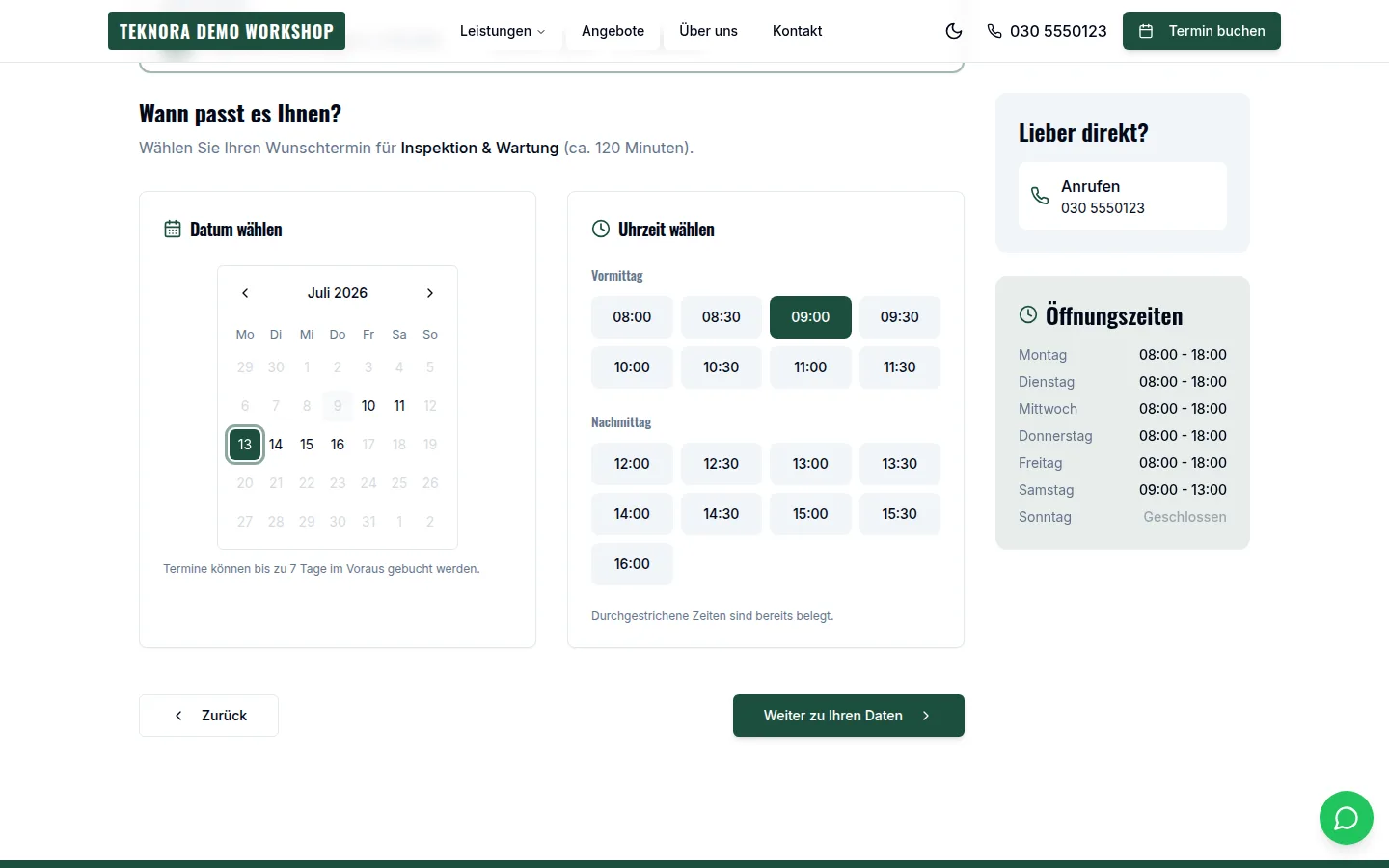 An availability engine, not just a calendar